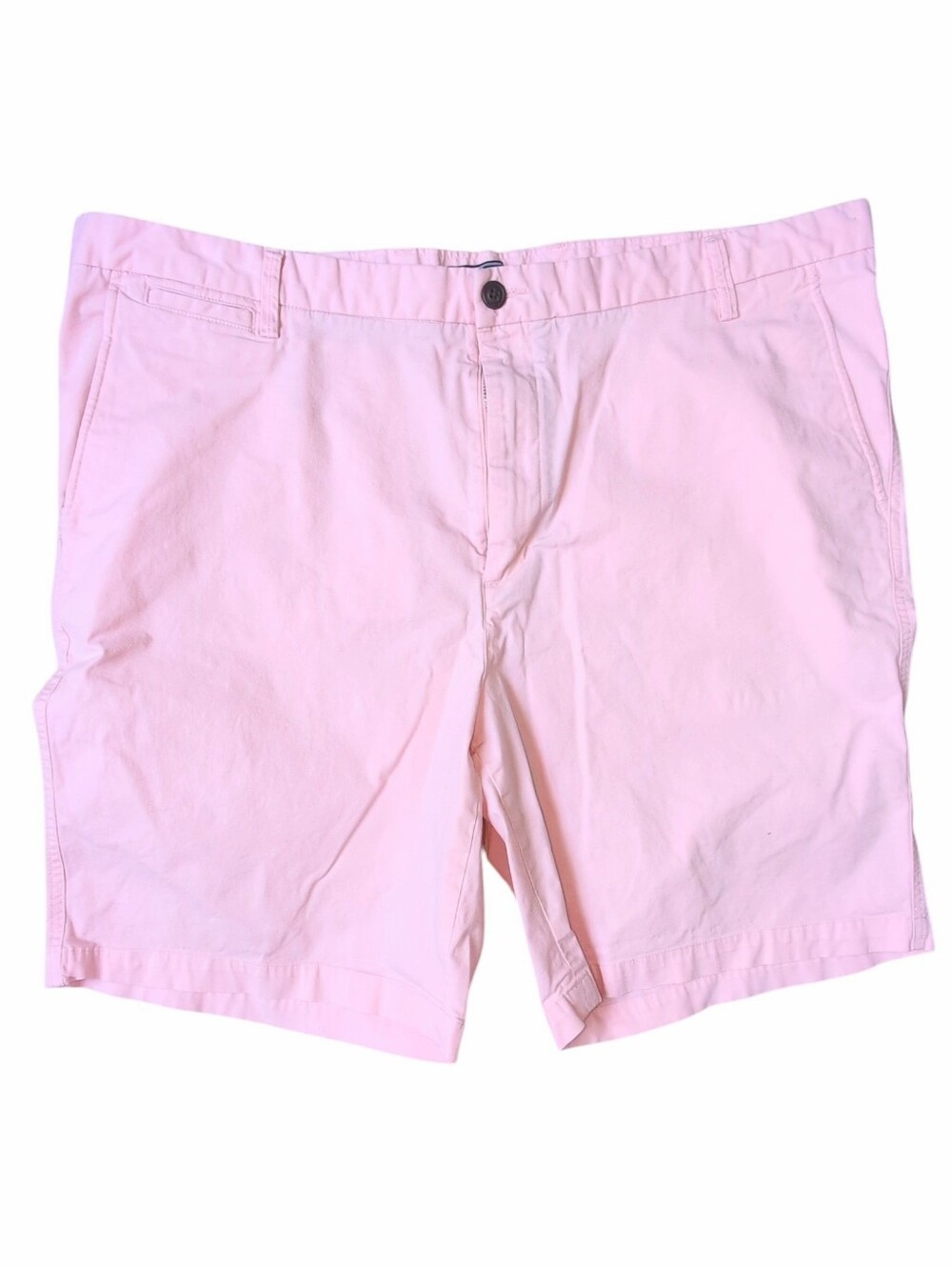 Lands' End Chino Shorts Mens Light Khaki Traditional Fit Inseam 9" Men's Size 42
